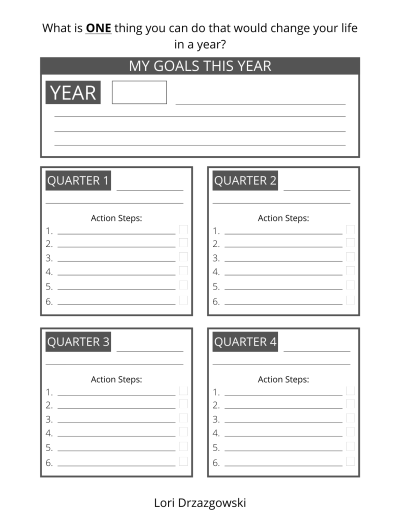My goals this year